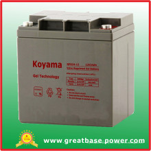 Batería de gel de batería de almacenamiento de energía solar superior 225ah 6ah